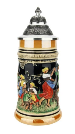 May Dance Traditional German Beer Stein | 0.3 Liter -Zimmermann Shop May Dance Traditional German Beer Stein 0.3 Liter KT0120BZ FNT SM 74242.1618431091