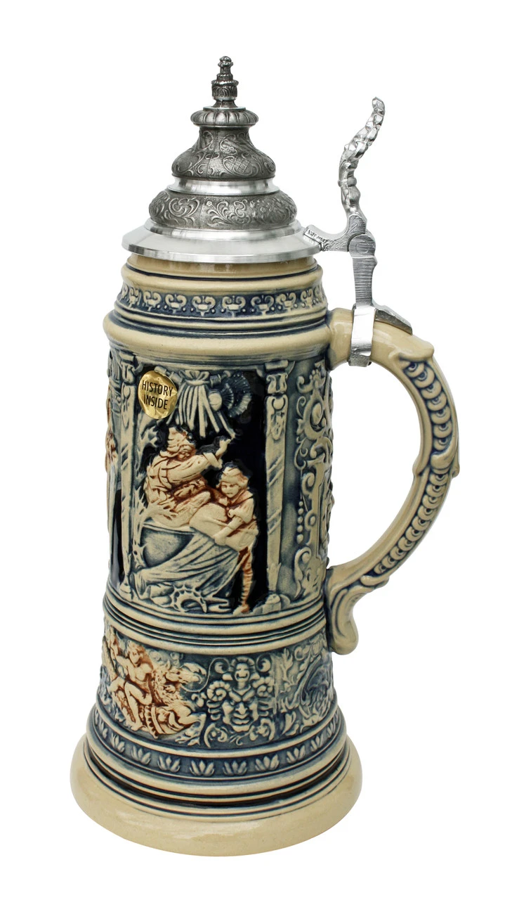 King Limitaet 2007 | Medieval Master Craftsman Antique Style Beer Stein - Image 3