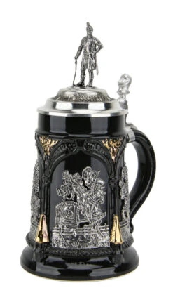 Medieval Tournament Beer Stein | Knight Lid