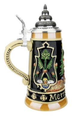 Merry Christmas German Christmas Beer Stein -Zimmermann Shop Merry Christmas German Christmas Beer Stein K031 LS SM 34067.1585686214
