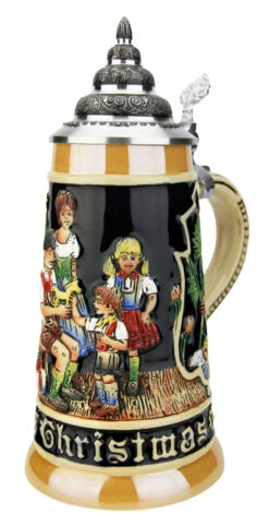 Merry Christmas German Christmas Beer Stein -Zimmermann Shop Merry Christmas German Christmas Beer Stein K031 RA SM 59639.1585686284