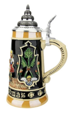 Merry Christmas German Christmas Beer Stein -Zimmermann Shop Merry Christmas German Christmas Beer Stein K031 RS SM 55850.1585686286