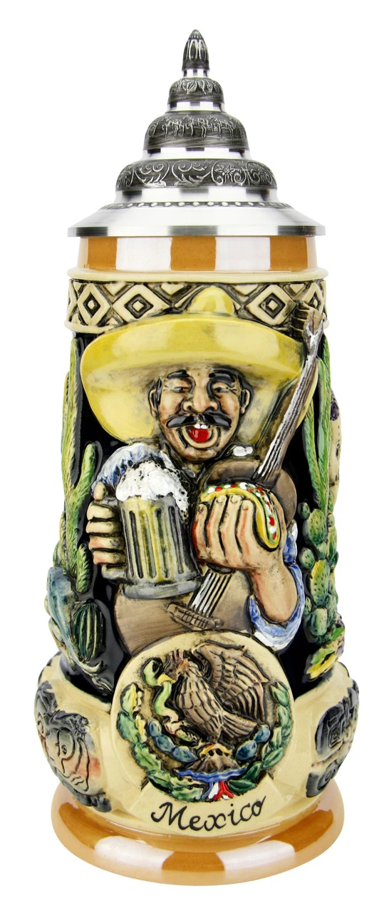Mexico Beer Stein 1 Mexico Beer Stein