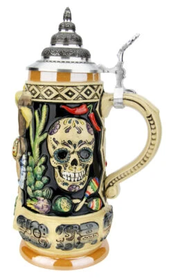 Mexico Beer Stein 8 Mexico Beer Stein -Zimmermann Shop Mexico Beer Stein K393MEX RS SM 07067.1586808175