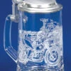 Motorcycle Glass Beer Stein