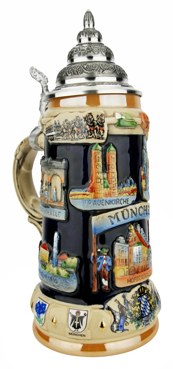 Munich Bavaria Souvenir Beer Stein 2 Munich Bavaria Souvenir Beer Stein - Image 2