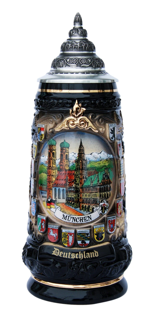 Munich Deutschland Beer Stein 1 Munich Deutschland Beer Stein
