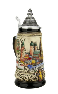 Munich Germany Beer Stein | 0.25 Liter -Zimmermann Shop Munich Germany Beer Stein 0.25 Liter ZB1760906 LA SM 20123.1667683374