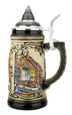 Munich Marienplatz Oktoberfest German Beer Stein 7 Munich Marienplatz Oktoberfest German Beer Stein -Zimmermann Shop Munich Oktoberfest German Stein 0.5 Liter ZB13030111 RS SM 09096.1676413544