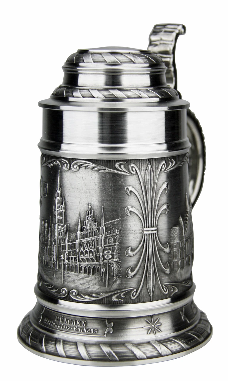 Munich Pewter Beer Stein 2 Munich Pewter Beer Stein - Image 2