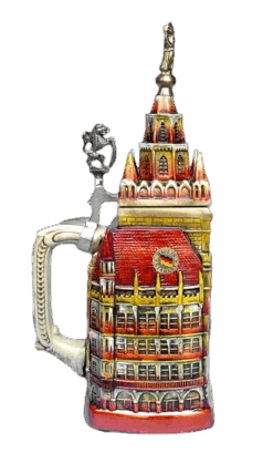 Munich Town Hall 3D Beer Stein -Zimmermann Shop Munich Town Hall 3D Beer Stein K155 LS SM 13950.1395866154