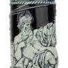 Neptune German Beer Stein With Mermaid Handle | Cobalt