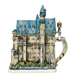 Neuschwanstein Castle 3D Beer Stein -Zimmermann Shop Neuschwanstein 3D Castle Beer Stein K153 RS SM 87891.1395936819