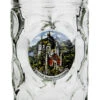 Neuschwanstein Dimpled Oktoberfest Glass Beer Mug 1 Liter