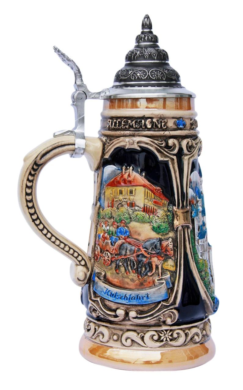 Neuschwanstein And Hohenschwangau Castle Beer Stein 2 Neuschwanstein And Hohenschwangau Castle Beer Stein - Image 2