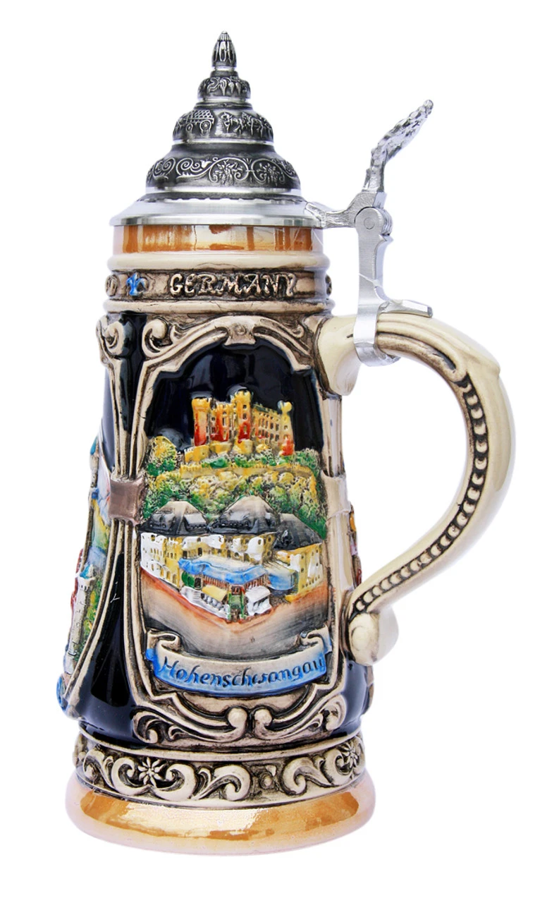 Neuschwanstein And Hohenschwangau Castle Beer Stein 3 Neuschwanstein And Hohenschwangau Castle Beer Stein - Image 3