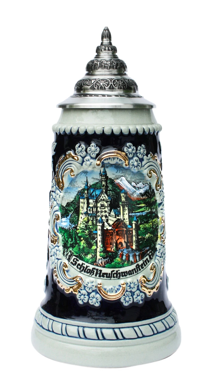 Neuschwanstein Souvenir Beer Stein 1 Neuschwanstein Souvenir Beer Stein