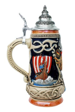 Norseman Viking Beer Stein -Zimmermann Shop Norseman Viking Leif Erikssen Beer Stein LS SM 79715.1401398291