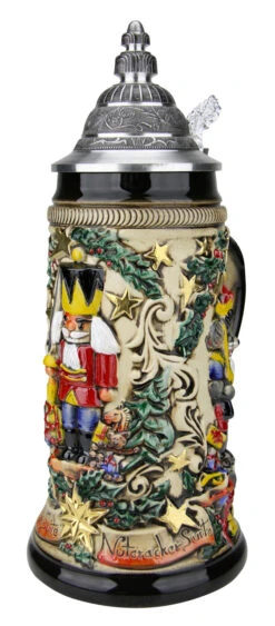 Nutcracker Suite Christmas Beer Stein Rustic -Zimmermann Shop Nutcracker Suite Christmas Beer Stein Rustic ZB1532906 RA SM 50895.1543363085