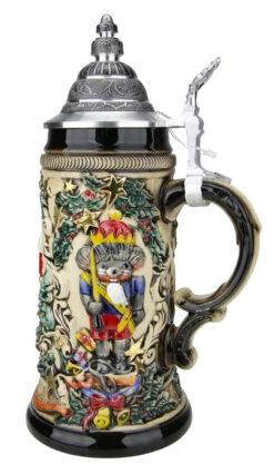 Nutcracker Suite Christmas Beer Stein Rustic -Zimmermann Shop Nutcracker Suite Christmas Beer Stein Rustic ZB1532906 RS SM 99729.1543363084