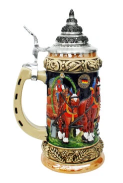 Oktoberfest Clydesdale And Beer Wagon Stein -Zimmermann Shop Oktoberfest Clydesdale and Beer Wagon Stein K205 LS SM 56389.1401737627