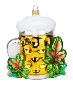 Oktoberfest Glass Christmas Ornament -Zimmermann Shop Oktoberfest Glass Christmas Ornament PP0866 Back SM 92045.1541708588