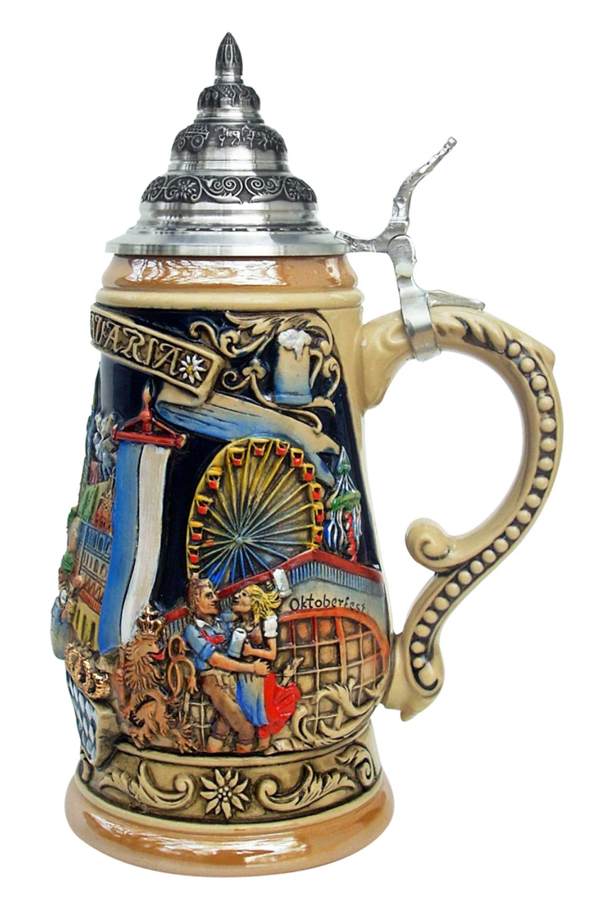 Oktoberfest Munich Bavaria Beer Stein 2 Oktoberfest Munich Bavaria Beer Stein - Image 2