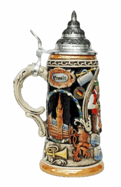 Oktoberfest Oompah Band Beer Stein -Zimmermann Shop Oktoberfest Oompah Band Beer Stein K202 2 LS SM 82642.1395862062