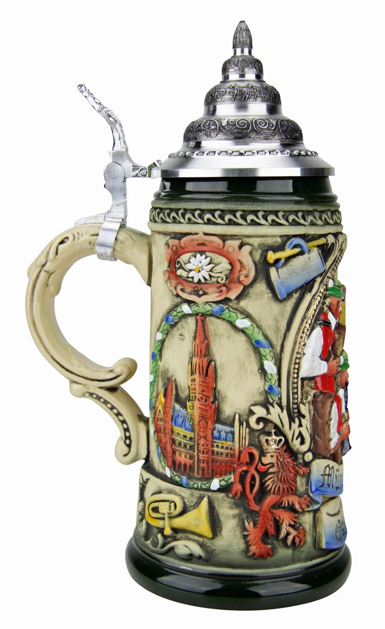 Oktoberfest Oompah Band Beer Stein Rustic (0.4 Liter) 4 Oktoberfest Oompah Band Beer Stein Rustic (0.4 Liter) - Image 4