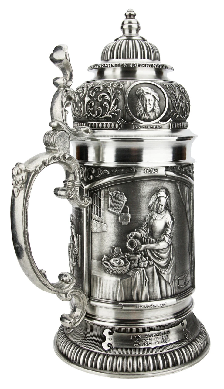 Old Dutch Masters Pewter Beer Stein 6 Old Dutch Masters Pewter Beer Stein - Image 6
