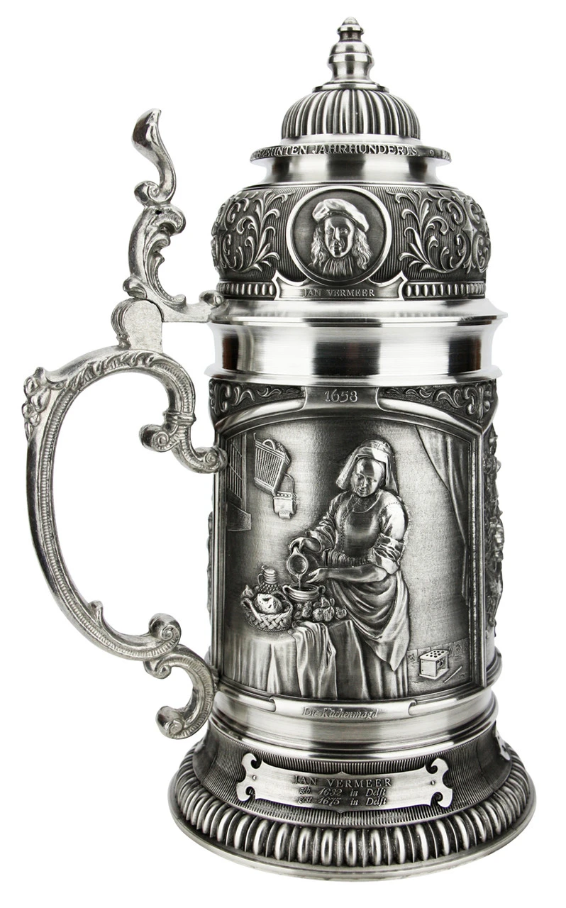 Old Dutch Masters Pewter Beer Stein 1 Old Dutch Masters Pewter Beer Stein