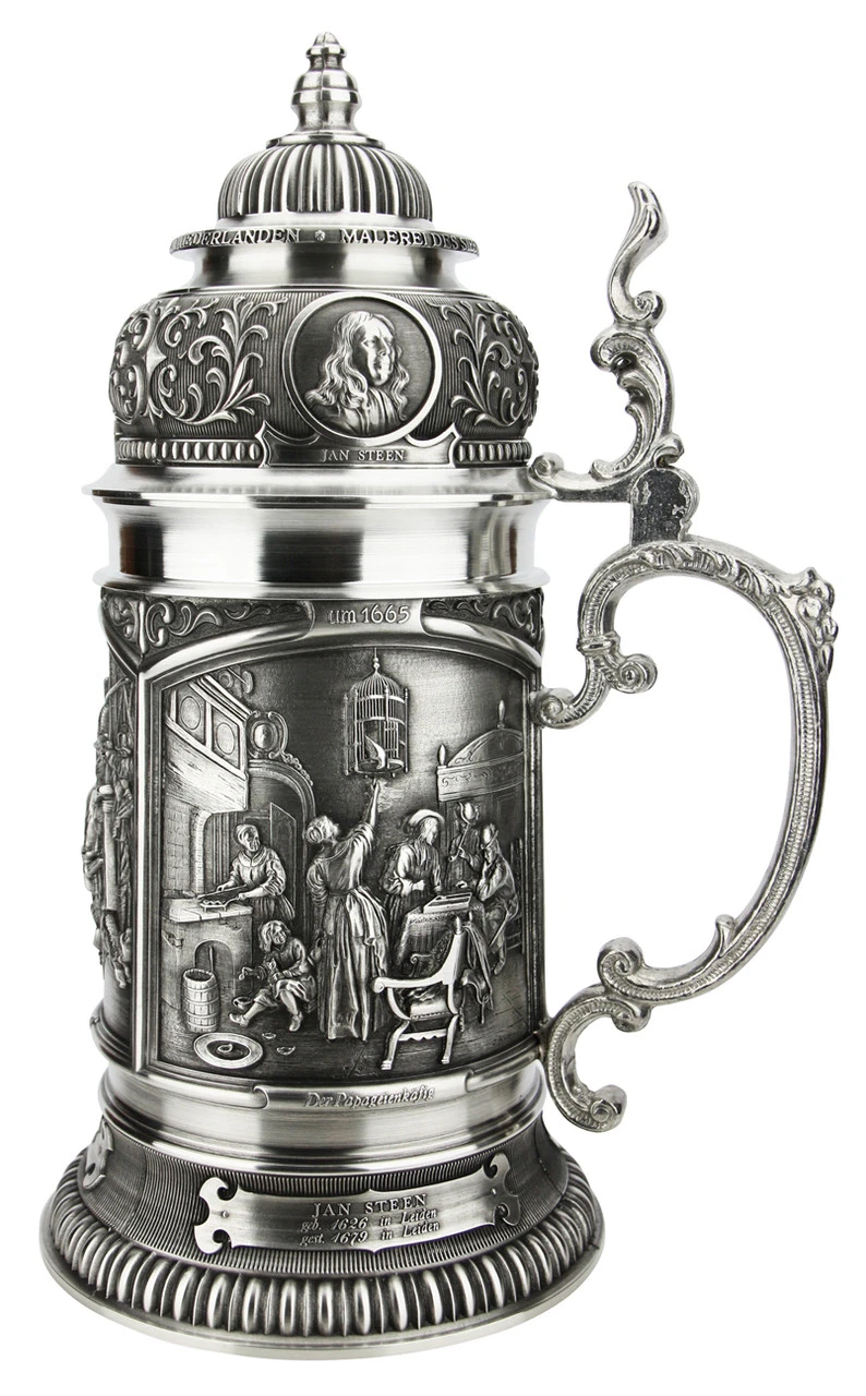 Old Dutch Masters Pewter Beer Stein 5 Old Dutch Masters Pewter Beer Stein - Image 5