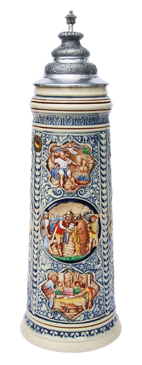 King Limitaet 2008 | Old Testament Handpainted Beer Stein 2 King Limitaet 2008 | Old Testament Handpainted Beer Stein - Image 2