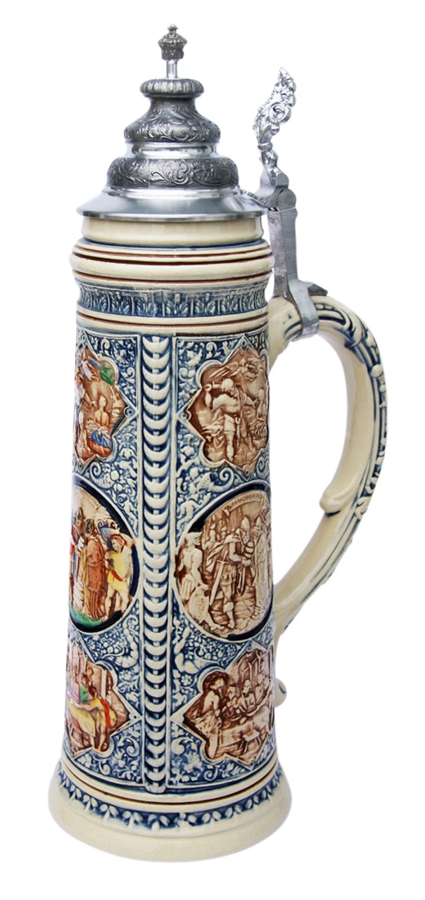 King Limitaet 2008 | Old Testament Handpainted Beer Stein 1 King Limitaet 2008 | Old Testament Handpainted Beer Stein