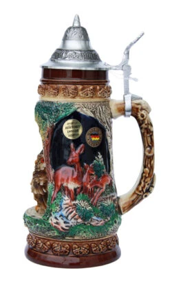 Owl Wildlife Grotto Beer Stein -Zimmermann Shop Owl Wildlife Beer Stein K335BO RS SM 55687.1401398706