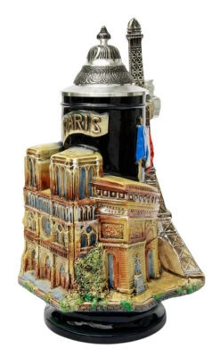 Paris France 3D Beer Stein -Zimmermann Shop Paris France 3D Beer Stein K3963 A2 SM 98243.1417710003