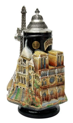 Paris France 3D Beer Stein -Zimmermann Shop Paris France 3D Beer Stein K3963 A3 SM 94896.1417710002