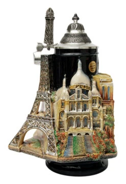Paris France 3D Beer Stein