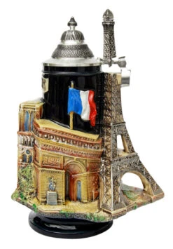 Paris France 3D Beer Stein -Zimmermann Shop Paris France 3D Beer Stein K3963 RS SM 29946.1417710006