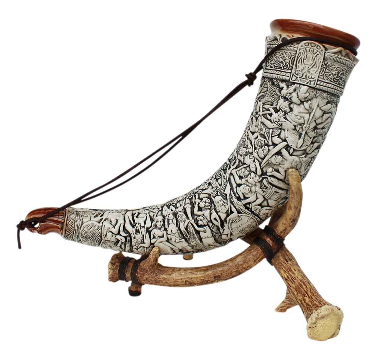 Peter Duemler Germanen Drinking Horn 1 Peter Duemler Germanen Drinking Horn