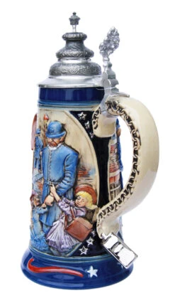 Policeman Beer Stein -Zimmermann Shop Policeman Beer Stein K30111 Angle SM 85699.1401398765