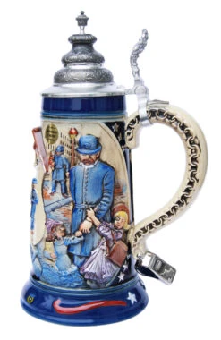 Policeman Beer Stein -Zimmermann Shop Policeman Beer Stein K30111 RS SM 20620.1401398767