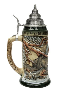 Power Of The Pack Wolf Beer Stein Rustic 6 Power Of The Pack Wolf Beer Stein Rustic -Zimmermann Shop Power of the Pack Wolf Beer Stein Rustic K955RU LS SM 57343.1446391299
