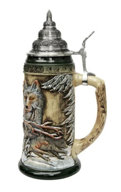 Power Of The Pack Wolf Beer Stein Rustic 7 Power Of The Pack Wolf Beer Stein Rustic -Zimmermann Shop Power of the Pack Wolf Beer Stein Rustic K955RU RS SM 91616.1446391301