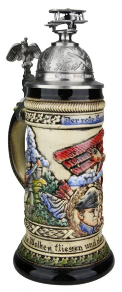 Red Baron Beer Stein -Zimmermann Shop Red Baron Beer Stein ZB19429015 LA SM 02057.1516738444