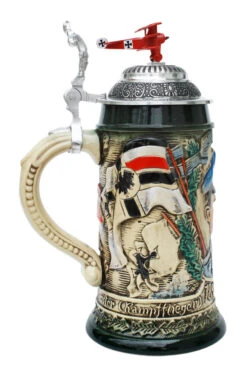 Red Baron Commemorative Beer Stein 6 Red Baron Commemorative Beer Stein -Zimmermann Shop Red Baron Plane Beer Stein KT1000BF LS SM 23007.1401398889