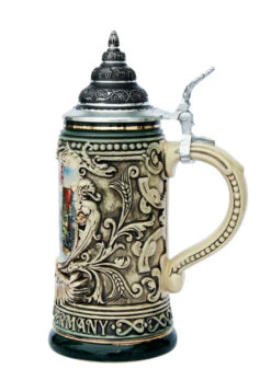 Rothenburg City Skyline Beer Stein 0.4 Liter -Zimmermann Shop Rothenburg Beer Stein K430RUR RS SM 66518.1401398943