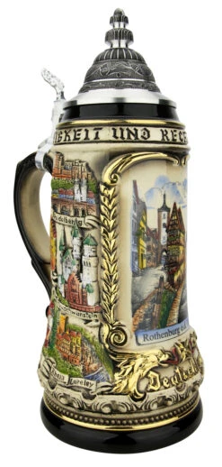 Rothenburg German Beer Stein -Zimmermann Shop Rothenburg German Beer Stein ZB1424S6969 LA SM 79100.1650121286