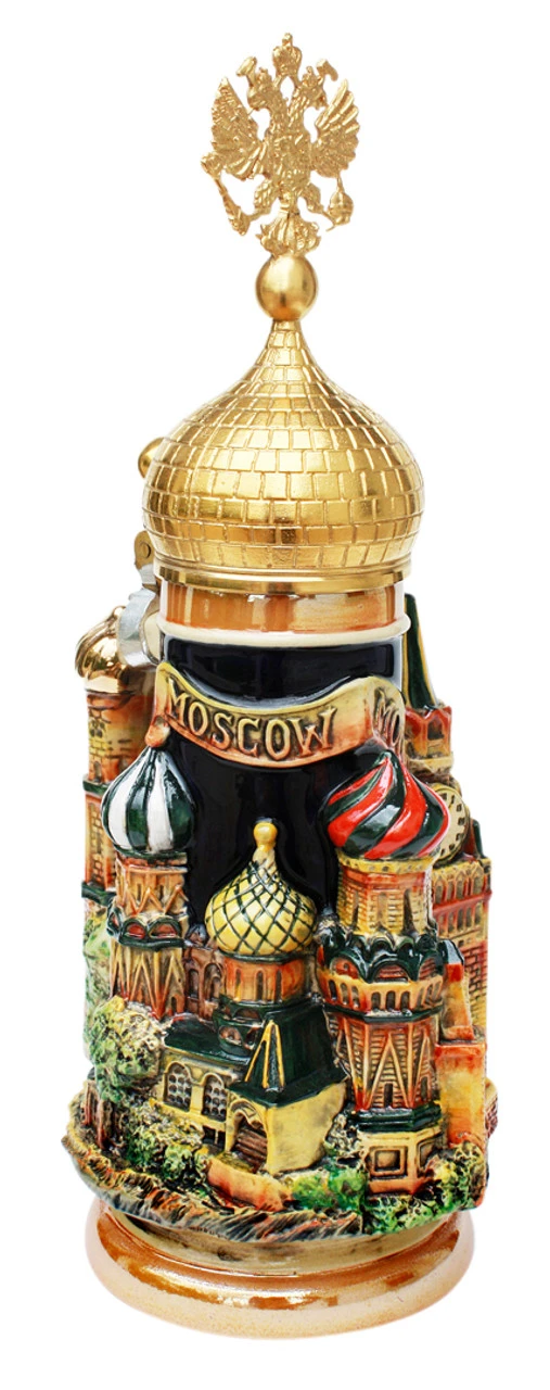 Moscow St. Basil's Cathedral 3D Beer Stein 1 Moscow St. Basil's Cathedral 3D Beer Stein