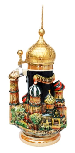 Moscow St. Basil's Cathedral 3D Beer Stein 7 Moscow St. Basil's Cathedral 3D Beer Stein -Zimmermann Shop Royal Russian 3D Beer Stein KT2000BG LS SM 25404.1401399072